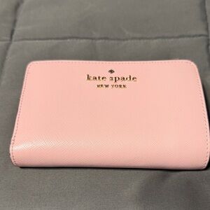Kate Spade large continental wallet. Pink. NWT